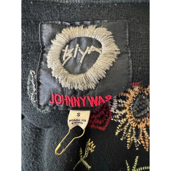 JOHNNY WAS Perennial Cardigan Sweater Black Size Small - Picture 7 of 11